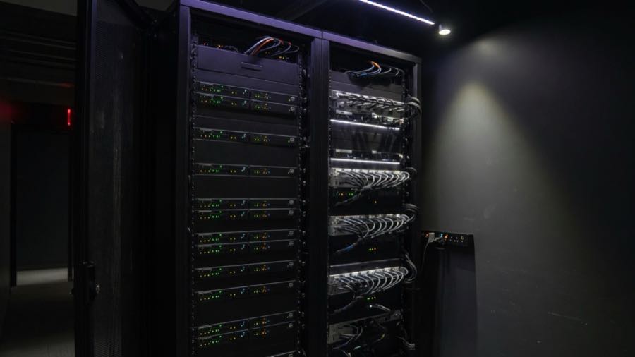 Dark network rack